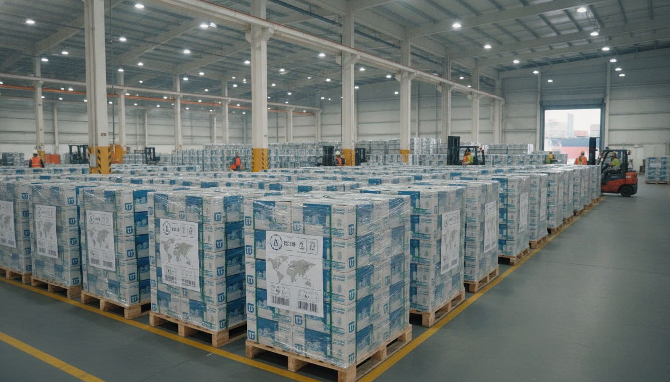 Private label magnetic window cleaner packaging ready for bulk shipment